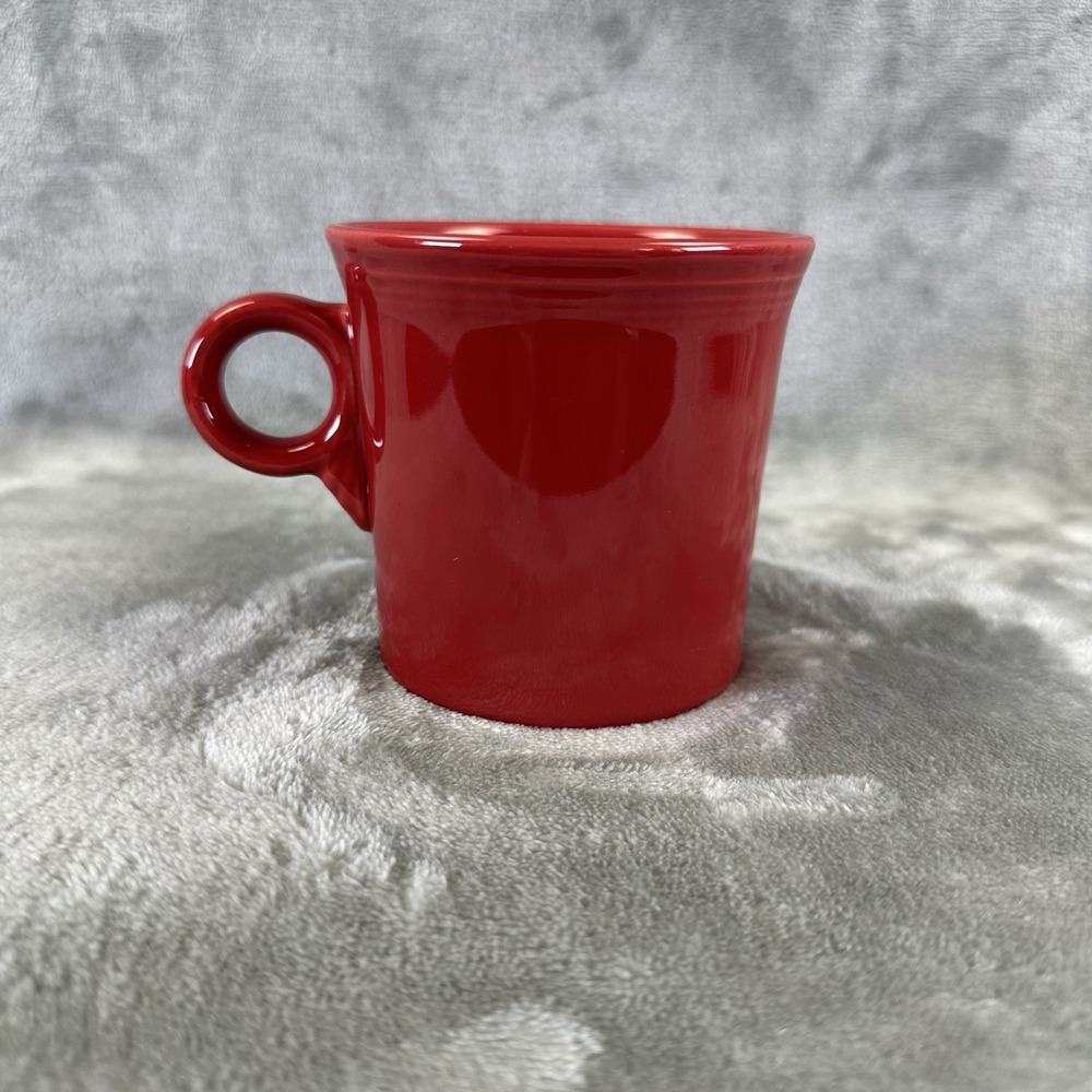 Fiesta Fiestaware Homer Laughlin Ring Handled Mug Scarlet Red